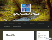 Tablet Screenshot of gcbaptist.com